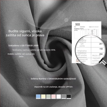 Ženska vanjska windbreaker jakna s kapuljačom; UPF50+ UV zaštita; brzo-sušeći, prozračni poliester