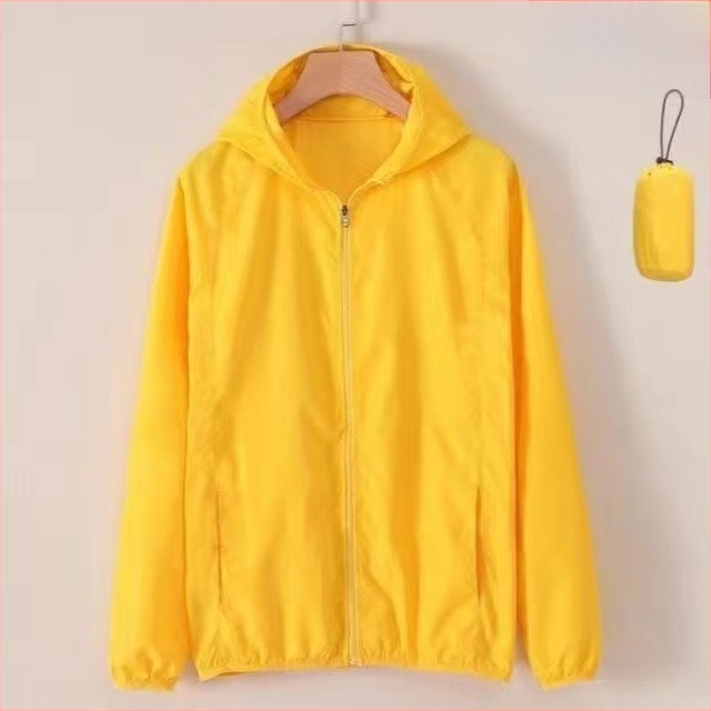 Unisex lagani kapuljačasti kardigan za zaštitu od sunca, prozračan, 100% poliester, ljeto 2024