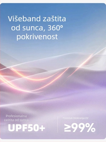 Vanjska kapuljača, lagana jakna za ljeto – unisex, najlon, UPF50+ UV zaštita, brzo se suši, prozračna
