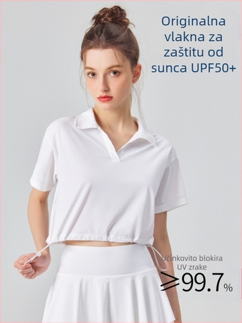 Vanjska windbreaker jakna sa kratkim rukavima (UPF50+, brzo sušenje, prozračna tkanina s ledenim osjećajem)