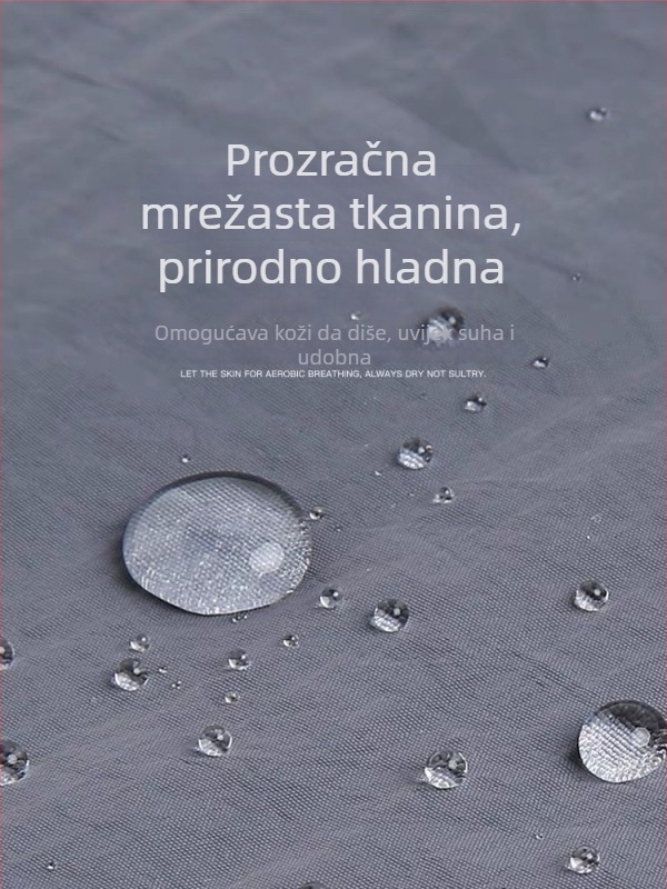 Muška windbreaker jakna za zaštitu od sunca, tankog materijala, kapuljača, stojeći ovratnik, zatvarač, džepovi sa zatvaračima, poliester