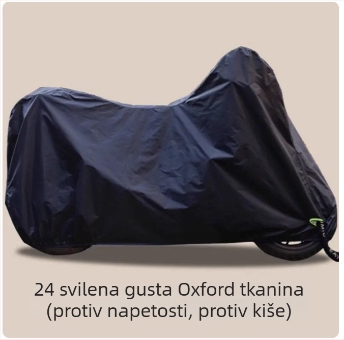 Pokrov za električno vozilo od Oxford tkanine, zaštita od sunca i kiše, univerzalno za motocikle i električne skutere, otpornost na vjetar.