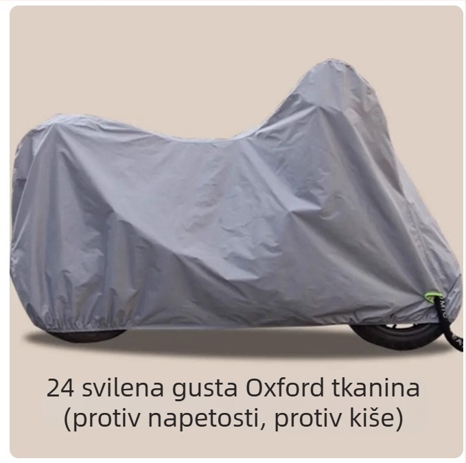 Pokrov za električno vozilo od Oxford tkanine, zaštita od sunca i kiše, univerzalno za motocikle i električne skutere, otpornost na vjetar.