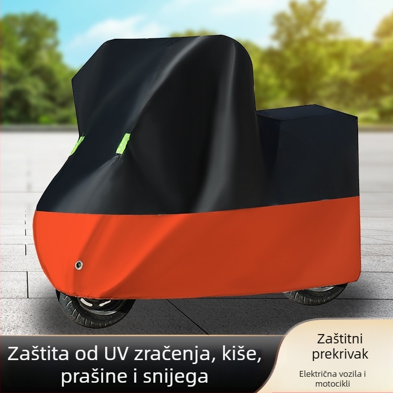 Univerzalni moto pokrov od Oxford platna, otporan na sunce i kišu, zaštita od prašine.
