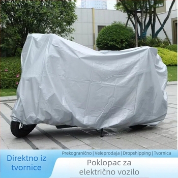 Pokrov za električno vozilo – zaštita od kiše i sunca – stil crtića