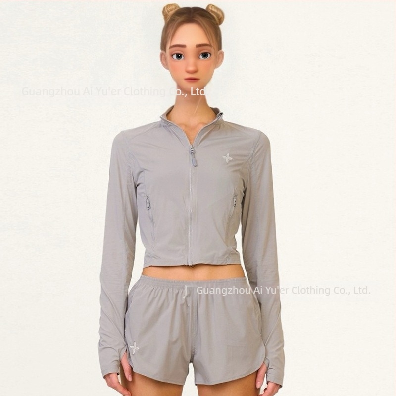 SMFK Ultra Lagana Nylon UV Zaštita Vanjske Odjeće Set — Slim Fit, Kratka Jakna, Zip
