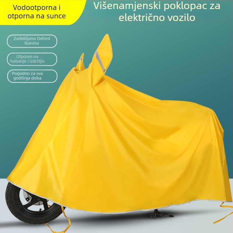 Dvostruko pokrivalo za kišu i sunce za električne skutere i motocikle