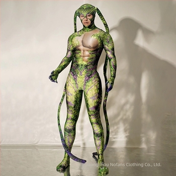 Unisex cosplay bodysuit s repom Avatar 2 za pozornicu i anime cosplay, materijal: spandeks 95%+.