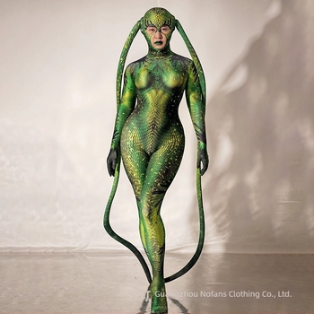 Unisex cosplay bodysuit s repom Avatar 2 za pozornicu i anime cosplay, materijal: spandeks 95%+.