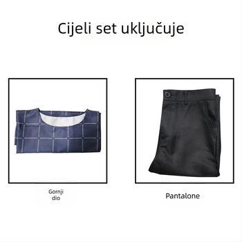 Gojo Satoru cosplay kostim, unisex, poliester tkanina s mješavinom kemijskih vlakana, proljeće 2021, za igre i anime uloge
