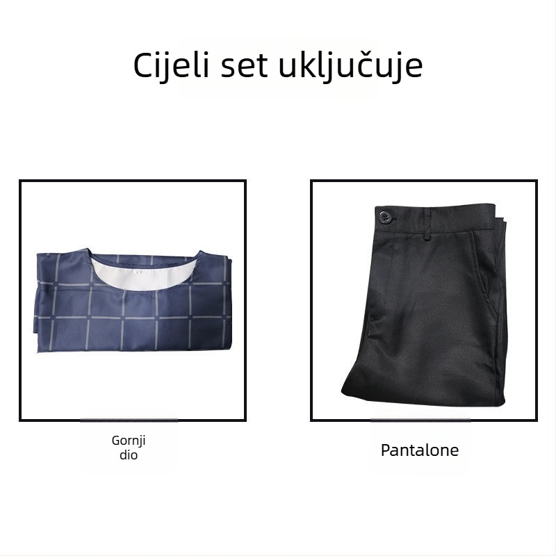 Gojo Satoru cosplay kostim, unisex, poliester tkanina s mješavinom kemijskih vlakana, proljeće 2021, za igre i anime uloge