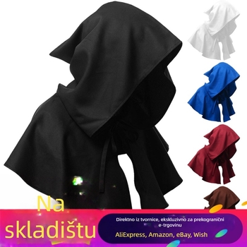Kapuljačasti plašt smrti – Halloween kostim, unisex, 18–24 godina, 100% poliester, smjesa sintetičkih vlakana, scenski kostim Tianma