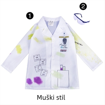 Halloween kostim za djecu – ludi znanstvenik cosplay za kazališnu igru