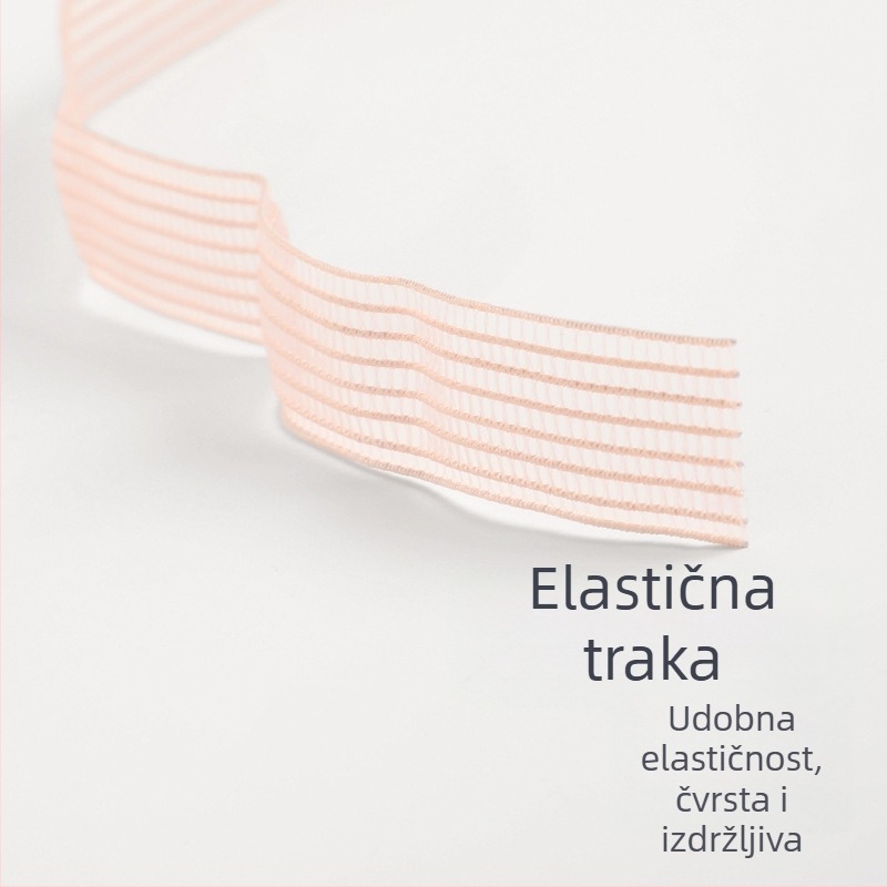 Baletne cipele za ples s nevidljivim trakama, profesionalne pointe cipele, ojačane elastične trake, duljina remena 35 cm