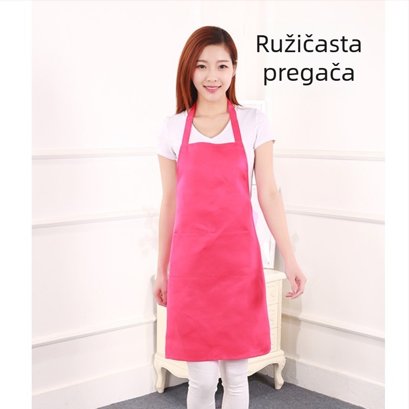 Prilagođena pregača s logotipom za supermarkete i hot pot restorane — halterneck, bez rukava
