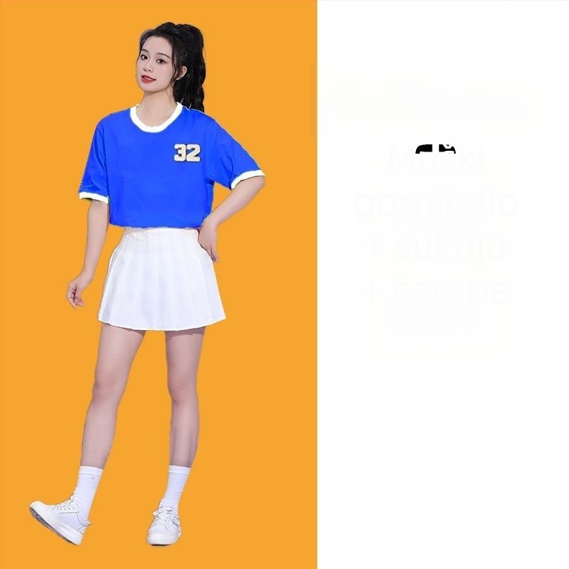 Unisex kostim za cheerleading i jazz ples, za aerobiku i sportske događaje