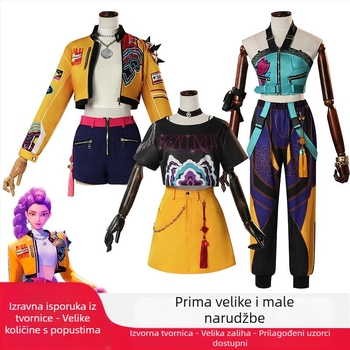 Cosplay kostim za ženu – Tema Kpop Witch Hunter Group, poliester tkanina, proljeće 2024