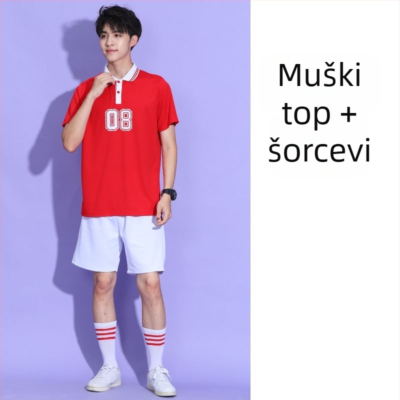 Unisex kostim za cheerleading na pozornicu, od piqué pamuka, postotak sadržaja glavne tkanine 70–80%, jesen 2023.