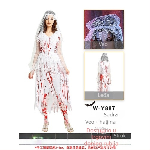 Ženski cosplay kostim s tamnom temom za scensku izvedbu na Halloween