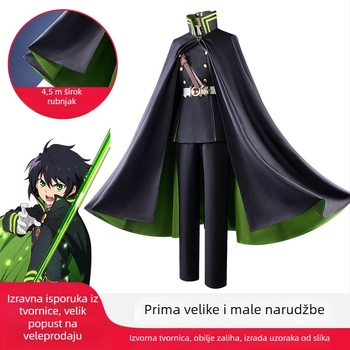 Cosplay kostim s plaštom – Manmeng Shadow, za žene, poliester, za igre i anime uloge, proljeće 2024