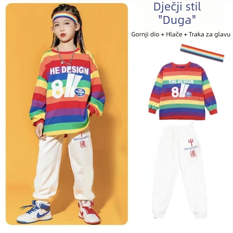 Kostimi za čirliđing za djecu, školske uniforme, hip-hop setovi za vrtić, kostumi za nastupe čirliđinga na sportskim događanjima