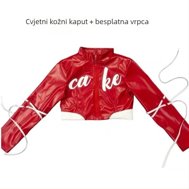 K-Pop grupno nastupno odijelo – Itzy nadahnut kostim za jazz/folk ples, unisex, Chenille-Spandex tkanina, proljeće 2025