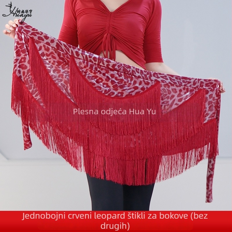 Ženska haljina za latino plesni trening s resicama – Milk Silk + resice, Spandex 30–50%, pozornica odjeća, ljeto 2025