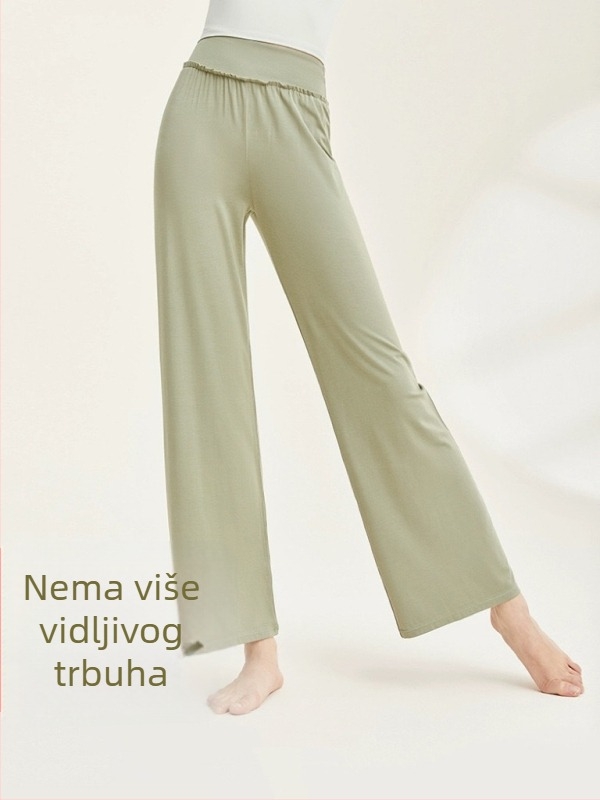 Ženski set za moderne plesne vježbe – top i hlače, Modal pamuk 95%, podstava Modal, odrasla