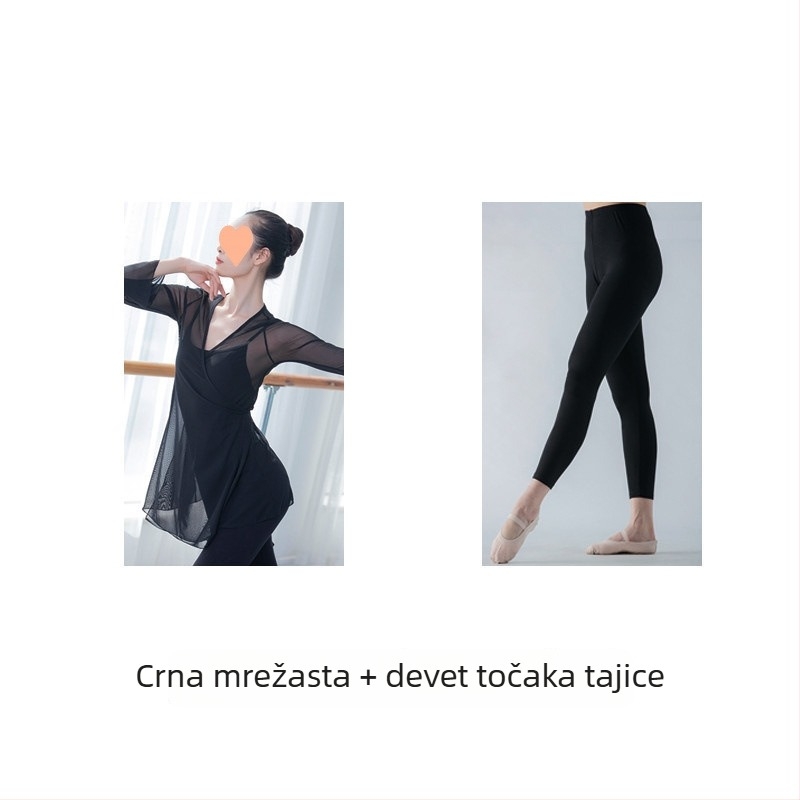 Ženski top za belly dance s mrežastom tkaninom, poliester kao glavna tkanina, akril vlakno, ljeto 2022