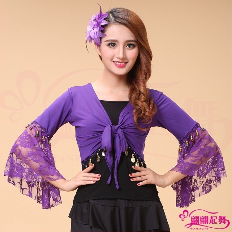 Yan Zi Dance Rhyme Kostim za Square Dance – Milk Silk tkanina, Spandex, pogodan za Belly Dance i Folklorni ples