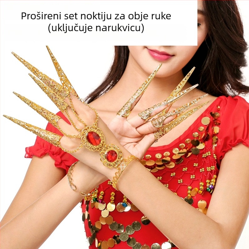 Narukvica od metala, zvjezdni motiv, ženski nacionalni stil, retro književno-umjetnički stil