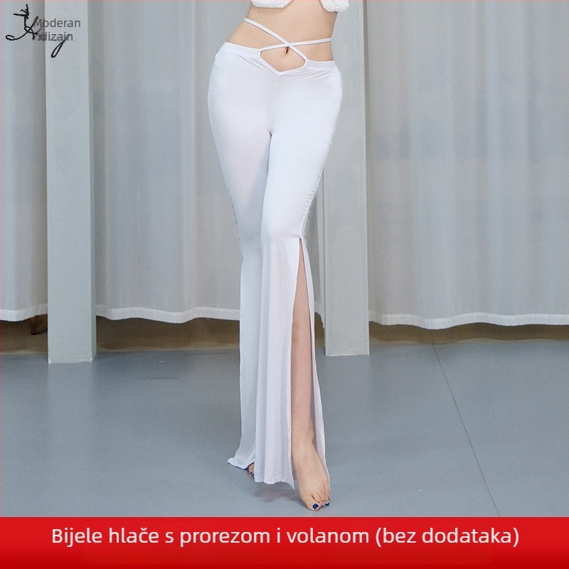 Hlače za belly dance - Modalna tkanina, 50–70% modal vlakana, scensko odijelo za žene 25-29, ljeto 2023