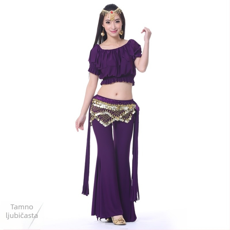 Tribalni Belly Dance set od kristalnog pamuka – trenirno odijelo