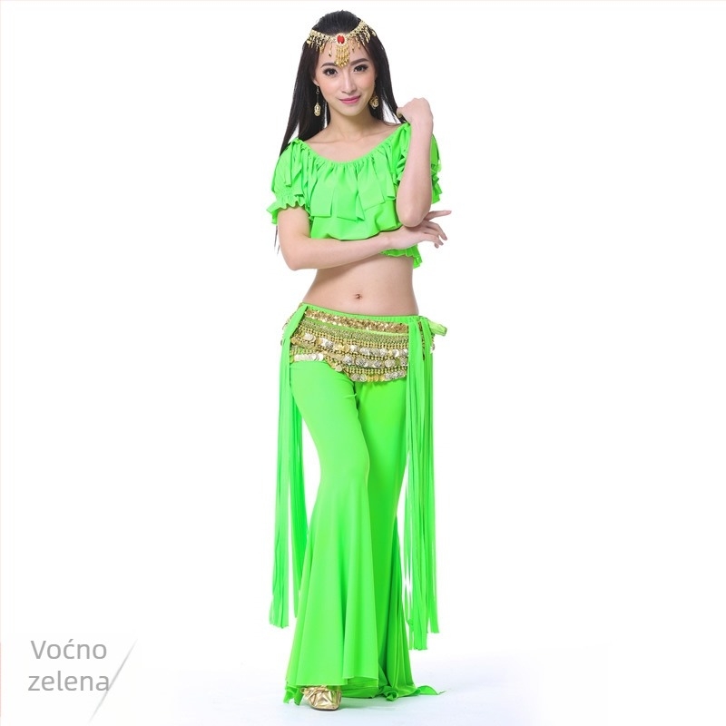 Tribalni Belly Dance set od kristalnog pamuka – trenirno odijelo