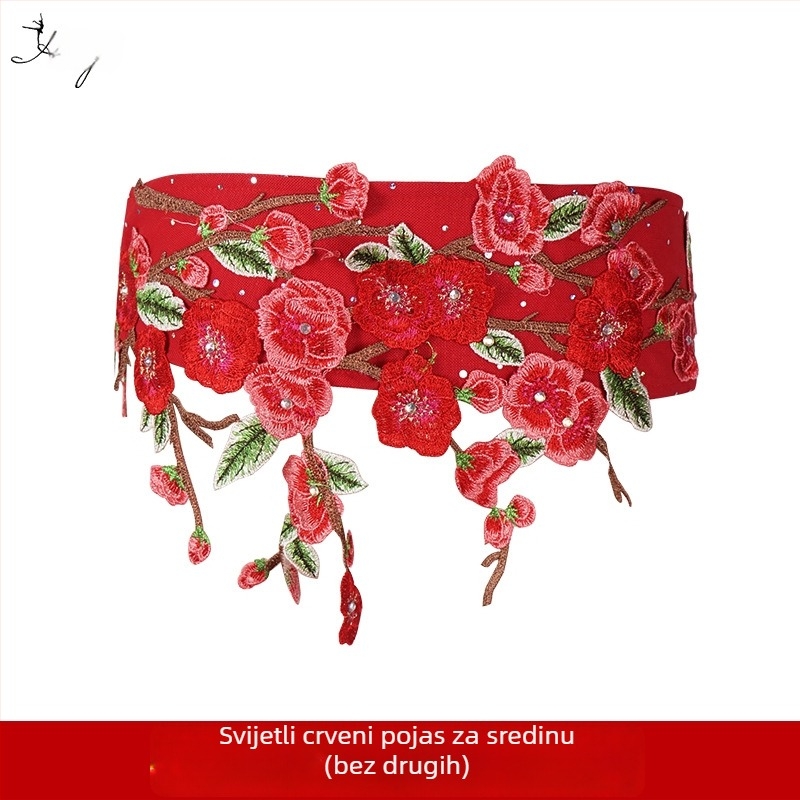 Set za ples trbuha s grudnjakom ukrašenim perlicama za scenske nastupe (Brand: Huayu; Glavni materijal: Spandex; Smjesa kemijskih vlakana; Sezona: Ljeto 2024; Za žene)
