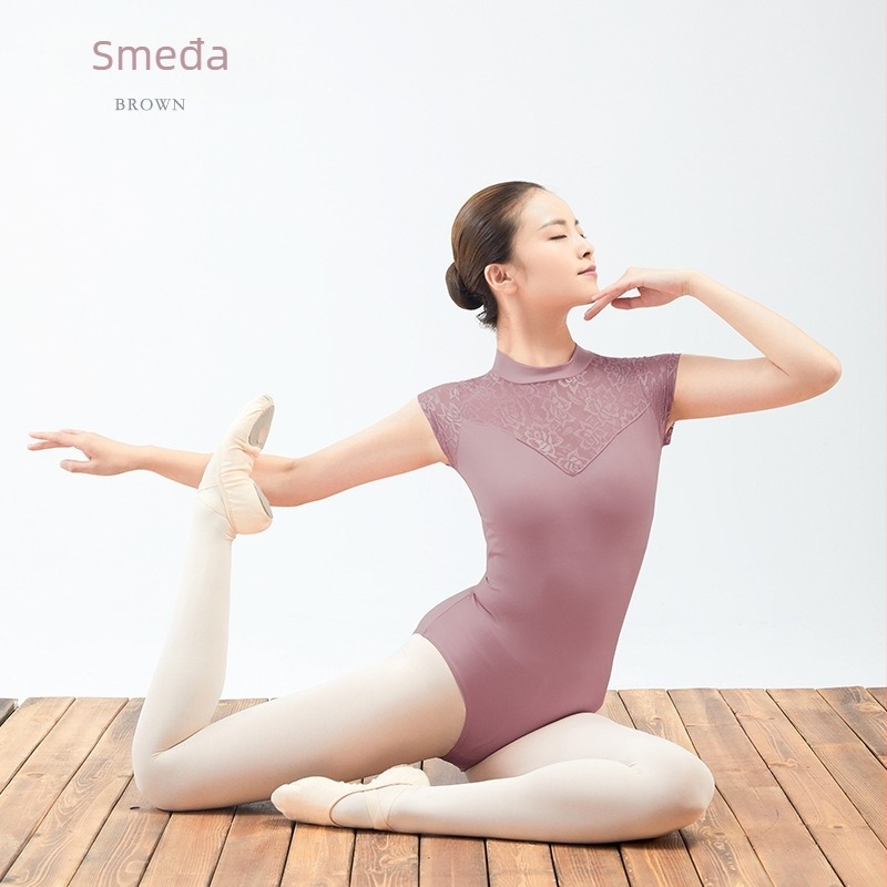 Čipkasti leotard za balet i ples, jedinstveni plesni bodi za moderne plesove plesove? (Brand: E-lin Dacing / Yiling Dance; Materijal: mješavina kemijskih vlakana; 90% najlona; Podstava: mliječni svila; Wzor: jednobojni; Pogodno za: balet, Belly Dance, lati