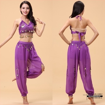 Kostim za indijski ples za odrasle – narodni ples, Belly Dance kostim s grudnjakom i Yangko odijelo