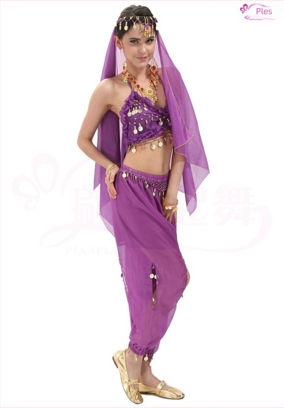 Kostim za indijski ples za odrasle – narodni ples, Belly Dance kostim s grudnjakom i Yangko odijelo