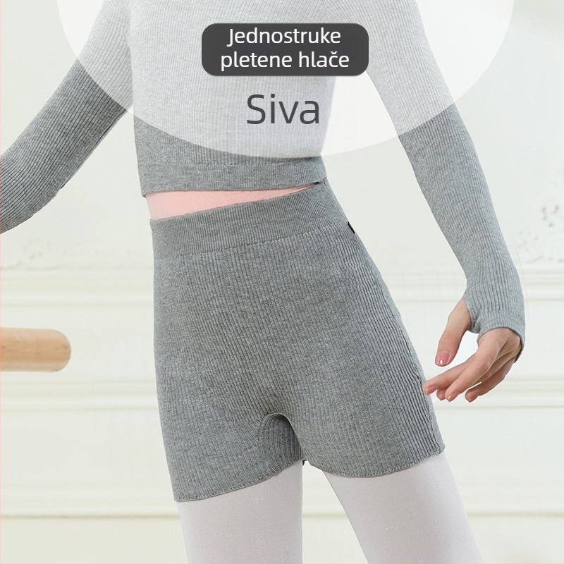 Dječji plesni džemper za djevojčice – top s jednim ramenom i šalom za kineski ples