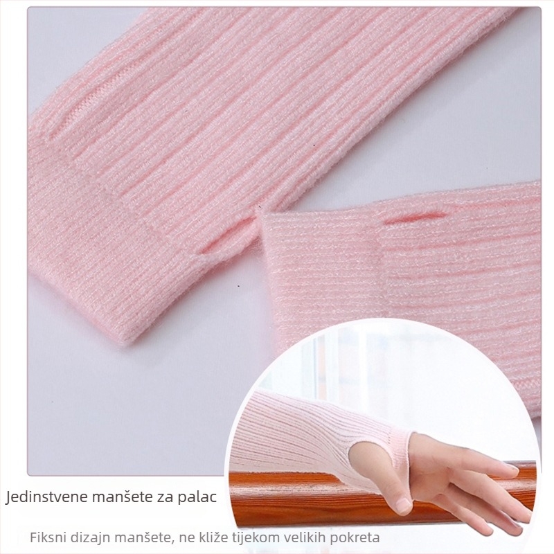 Dječji dres s gradijentom za ples - za vježbanje, folklorni ples, kineski ples, balet, latino ples i ples na ulici.