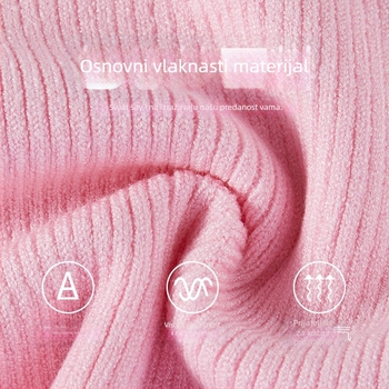 Dječji plesni komplet od pletene tkanine s dugim rukavima, za djevojčice, sve sezone, pamučna tkanina s podstavom od pamuka, 58% pamuk