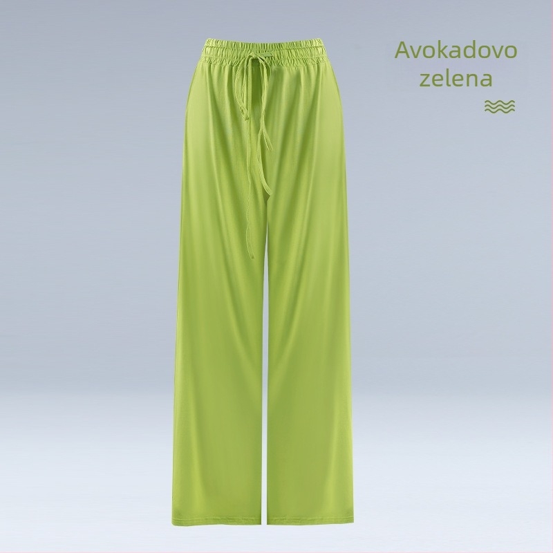 Pantalone za moderni ples za odrasle — široke ravne nogavice, modalna tkanina (93% modal), pogodne za balet