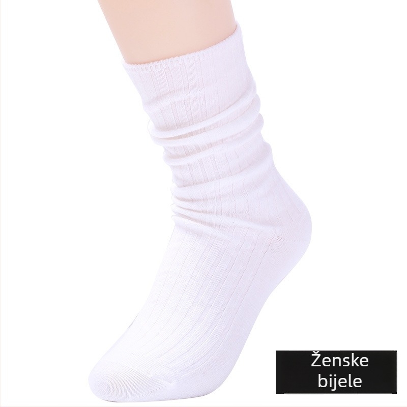 Unisex čarape za ples srednje duljine od pamuka za moderni i džez ples, pleteni materijal; pamuk 75,8%, poliester 21,4%, elastan 2,8%; podstava pamuk; za unutarnju upotrebu