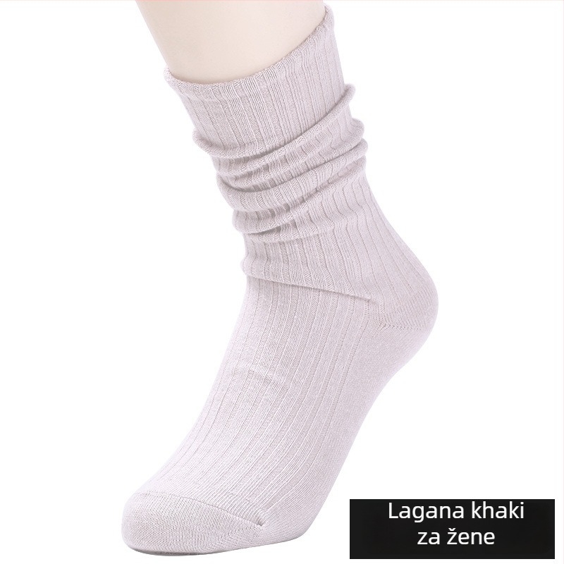 Unisex čarape za ples srednje duljine od pamuka za moderni i džez ples, pleteni materijal; pamuk 75,8%, poliester 21,4%, elastan 2,8%; podstava pamuk; za unutarnju upotrebu