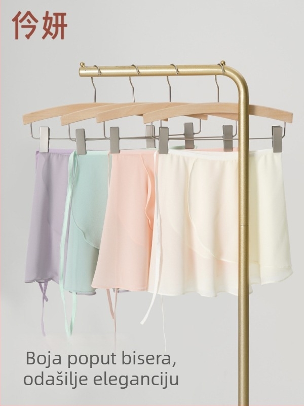 Lingyan Odrasla baletna suknja u jednom komadu – moderni plesni kostim, poliestersko vlakno, 100% poliester, za žene