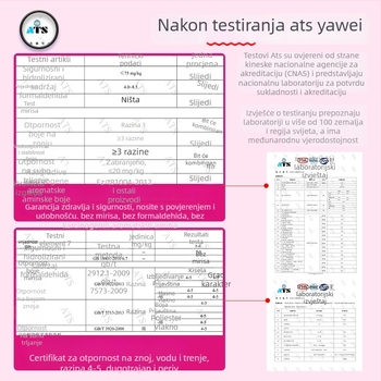 Odrasla baletna haljina s vezicama i šifon haljinom do koljena, poliester materijal
