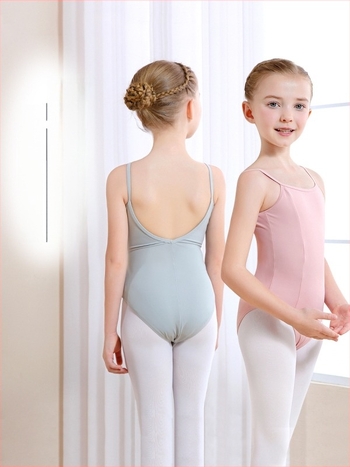 Dječji plesni kostim za baletnu praksu, ljetni model, najlon 75%, za djevojčice 3–8 godina
