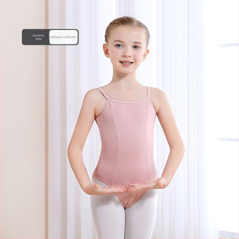 Dječji plesni kostim za baletnu praksu, ljetni model, najlon 75%, za djevojčice 3–8 godina
