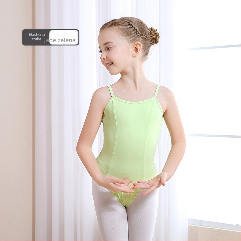Dječji plesni kostim za baletnu praksu, ljetni model, najlon 75%, za djevojčice 3–8 godina