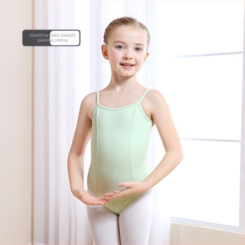 Dječji plesni kostim za baletnu praksu, ljetni model, najlon 75%, za djevojčice 3–8 godina